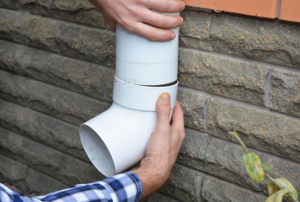 Drainage Downspout Repair in Galena