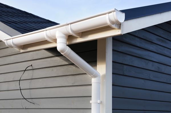 PVC Rain Gutter Installation in Galena