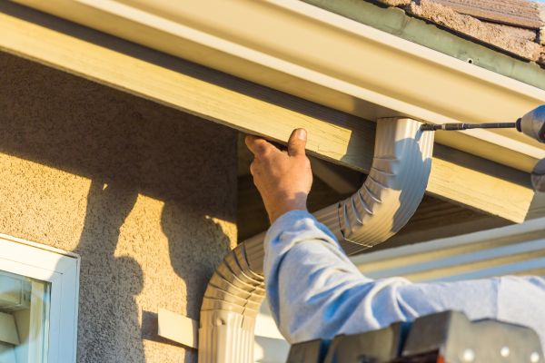 Aluminum Rain Gutter Service in Galena