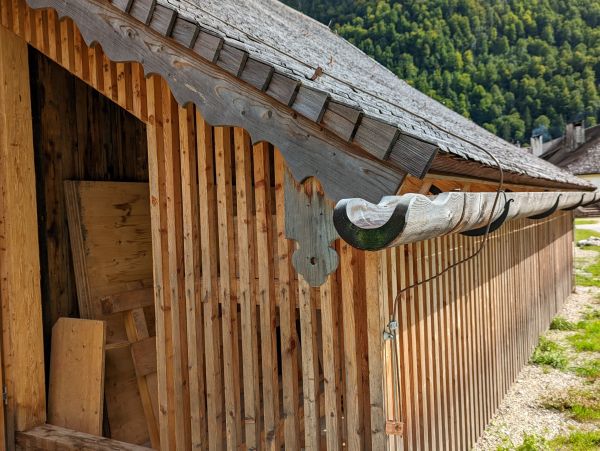 Wood Gutter Repair in Galena