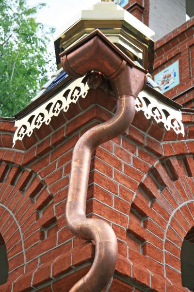 Church Downspout Installation in Galena